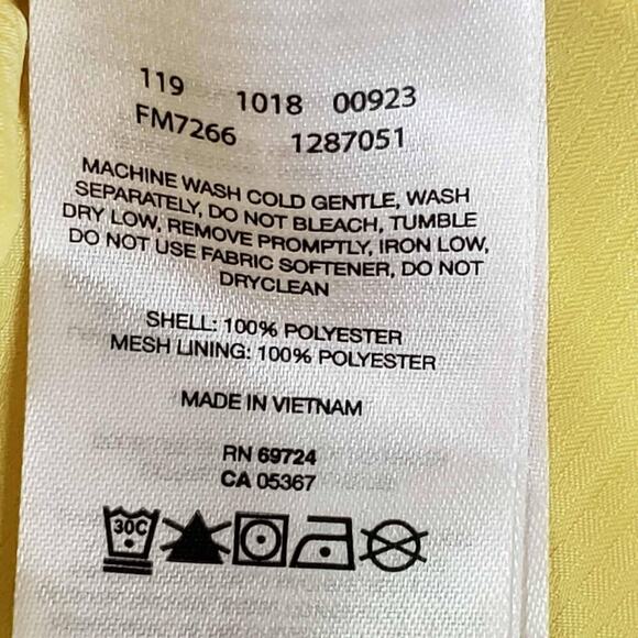 Columbia Shirt Mens PFG Omni-Shade SS Button Down Size XXL Yellow - Picture 8 of 9